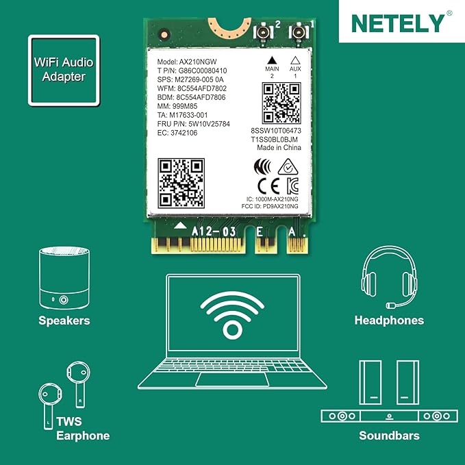 Intel Wifi 6E AX210NGW