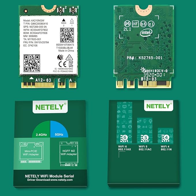 Intel Wifi 6E AX210NGW