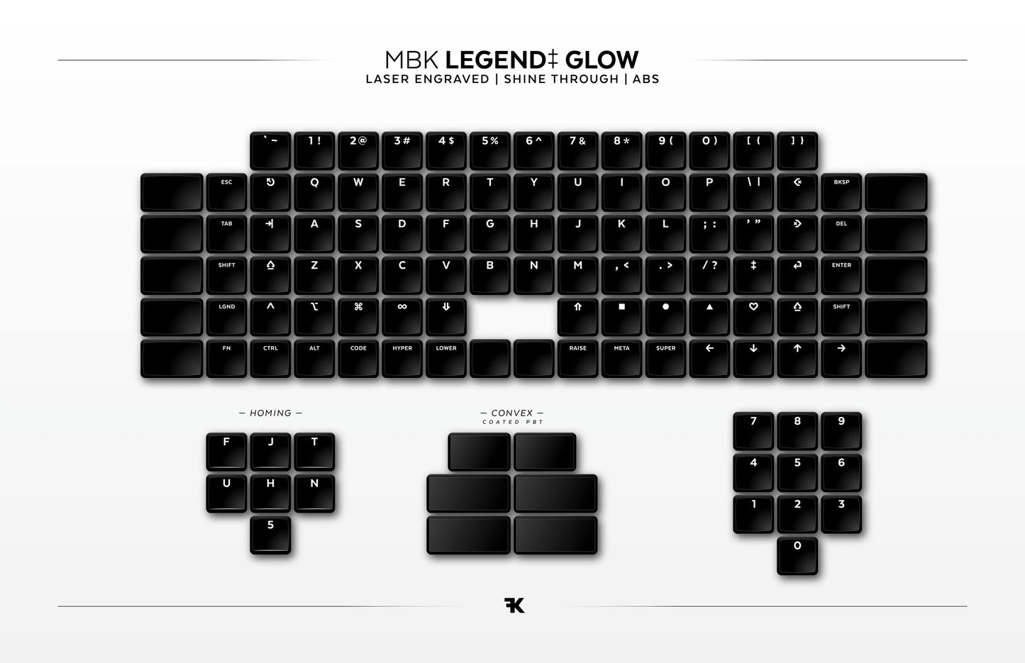 MBK Glow Keycap Set